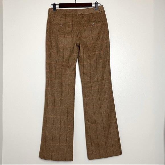 Express Design Studio Editor Windowpane Herringbone Wool Blend Pants - Picture 6 of 10